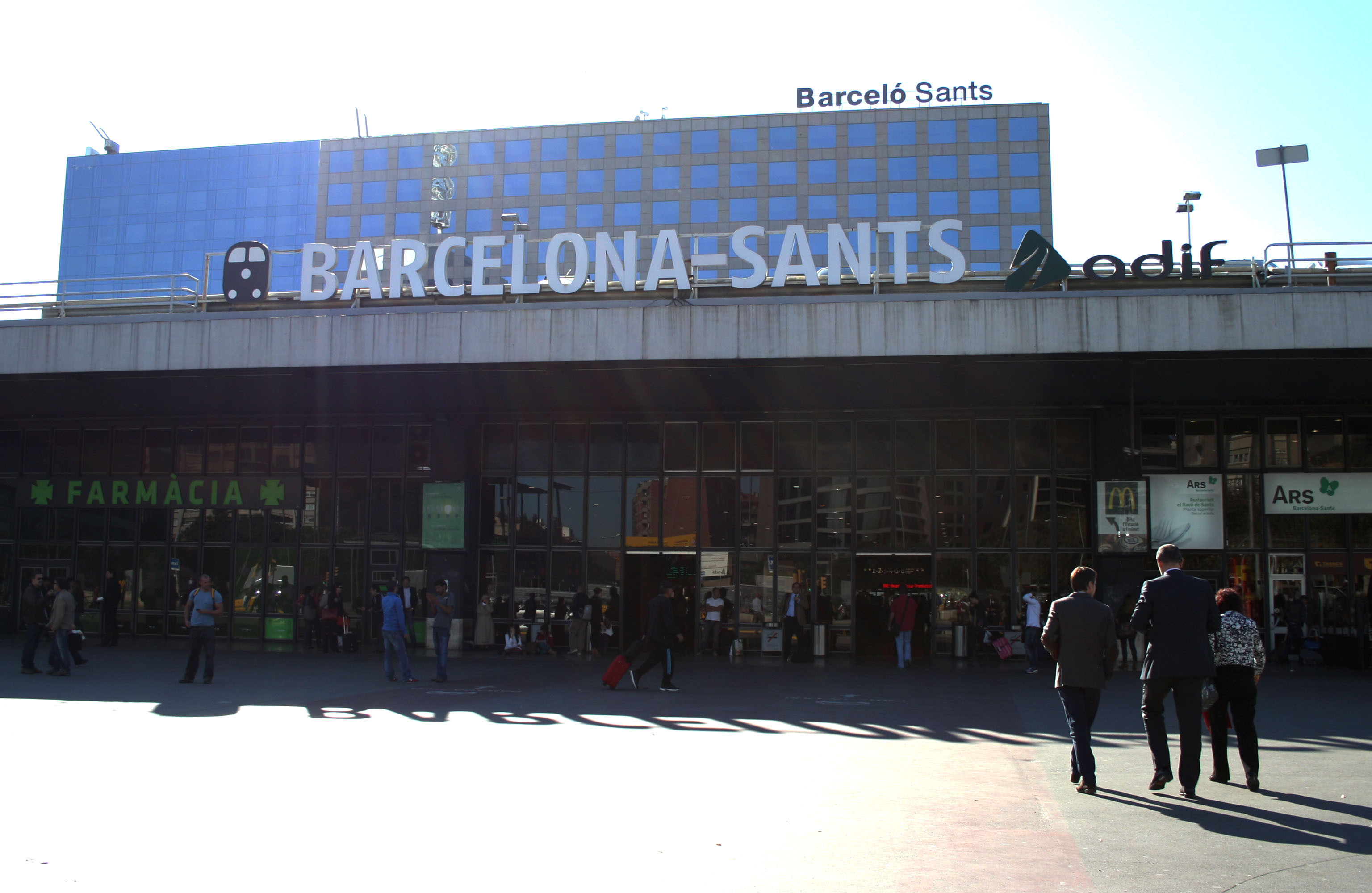 Estación Barcelona Sants (Estacio Sants) - Ж/д вокзал Сантс в Барселоне